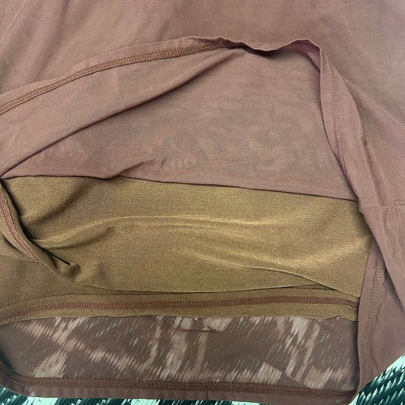 NWOT Urban Outfitters UO Brenna Bustier Mini Dress Size M in Chocolate - Picture 8 of 11